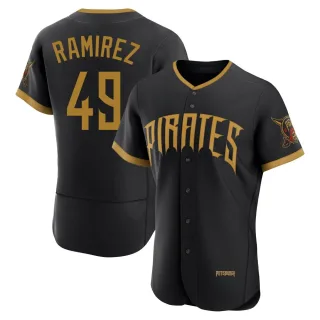 Men's Authentic Black Yohan Ramirez Pittsburgh Pirates 2026 City Connect Stadium Jersey