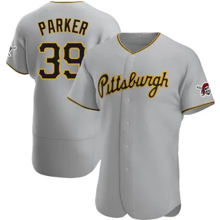 Men's Authentic Gray Dave Parker Pittsburgh Pirates Road Jersey