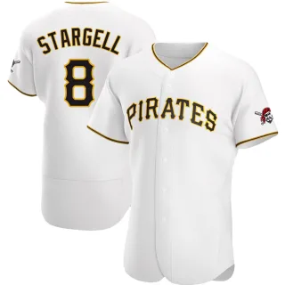 Men's Authentic White Willie Stargell Pittsburgh Pirates Home Jersey