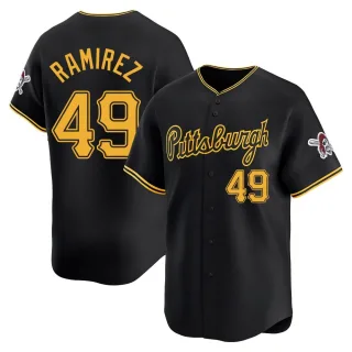 Men's Limited Black Yohan Ramirez Pittsburgh Pirates Alternate Jersey