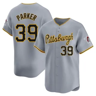Men's Limited Gray Dave Parker Pittsburgh Pirates Away Jersey