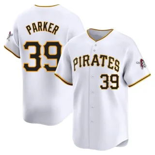 Men's Limited White Dave Parker Pittsburgh Pirates Home Jersey