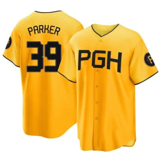 Men's Replica Gold Dave Parker Pittsburgh Pirates 2023 City Connect Jersey