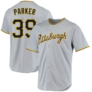 Men's Replica Gray Dave Parker Pittsburgh Pirates Road Jersey