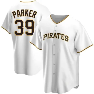 Men's Replica White Dave Parker Pittsburgh Pirates Home Jersey