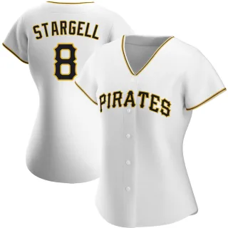 Women's Authentic White Willie Stargell Pittsburgh Pirates Home Jersey