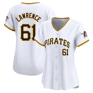 Women's Limited White Justin Lawrence Pittsburgh Pirates Home Jersey