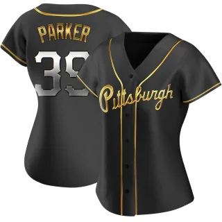 Women's Replica Black Golden Dave Parker Pittsburgh Pirates Alternate Jersey