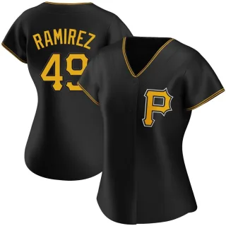 Women's Replica Black Yohan Ramirez Pittsburgh Pirates Alternate Jersey