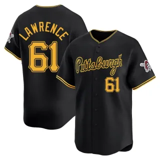 Youth Limited Black Justin Lawrence Pittsburgh Pirates Alternate Jersey