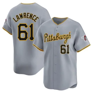 Youth Limited Gray Justin Lawrence Pittsburgh Pirates Away Jersey