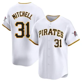 Youth Limited White Cal Mitchell Pittsburgh Pirates Home Jersey