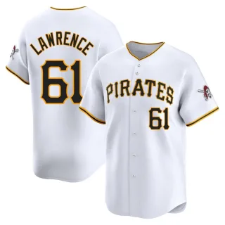 Youth Limited White Justin Lawrence Pittsburgh Pirates Home Jersey