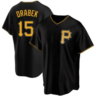 Youth Replica Black Doug Drabek Pittsburgh Pirates Alternate Jersey