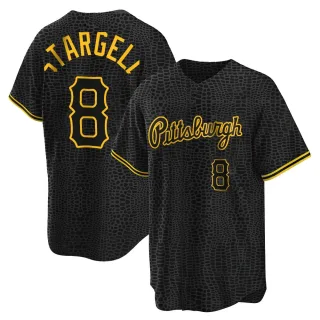 Youth Replica Black Willie Stargell Pittsburgh Pirates Snake Skin City Jersey